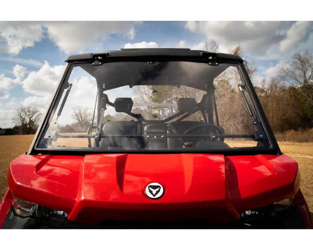 Falcon Ridge Velocity Flip Up Windshield Polaris Full Size Pro-fit Ranger - 1/4 UV Coated Polycarbonate - 50-50837KIT