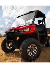 Falcon Ridge Velocity Flip Up Windshield Polaris Full Size Pro-fit Ranger - 1/4 Hard Coated Polycarbonate                                     - 50-50219KIT - Image 2