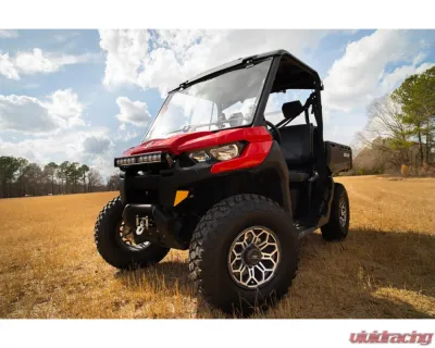 Falcon Ridge Velocity Flip Up Windshield Polaris Full Size Pro-fit Ranger - 1/4 Hard Coated Polycarbonate - 50-50219KIT