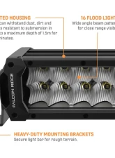 Falcon Ridge 20" Summit Double Row LED Light Bar                                     - 55-20632 - Image 3