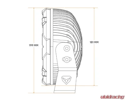 Falcon Ridge 7" Summit HIT Round Light (Pair) - 55-20639