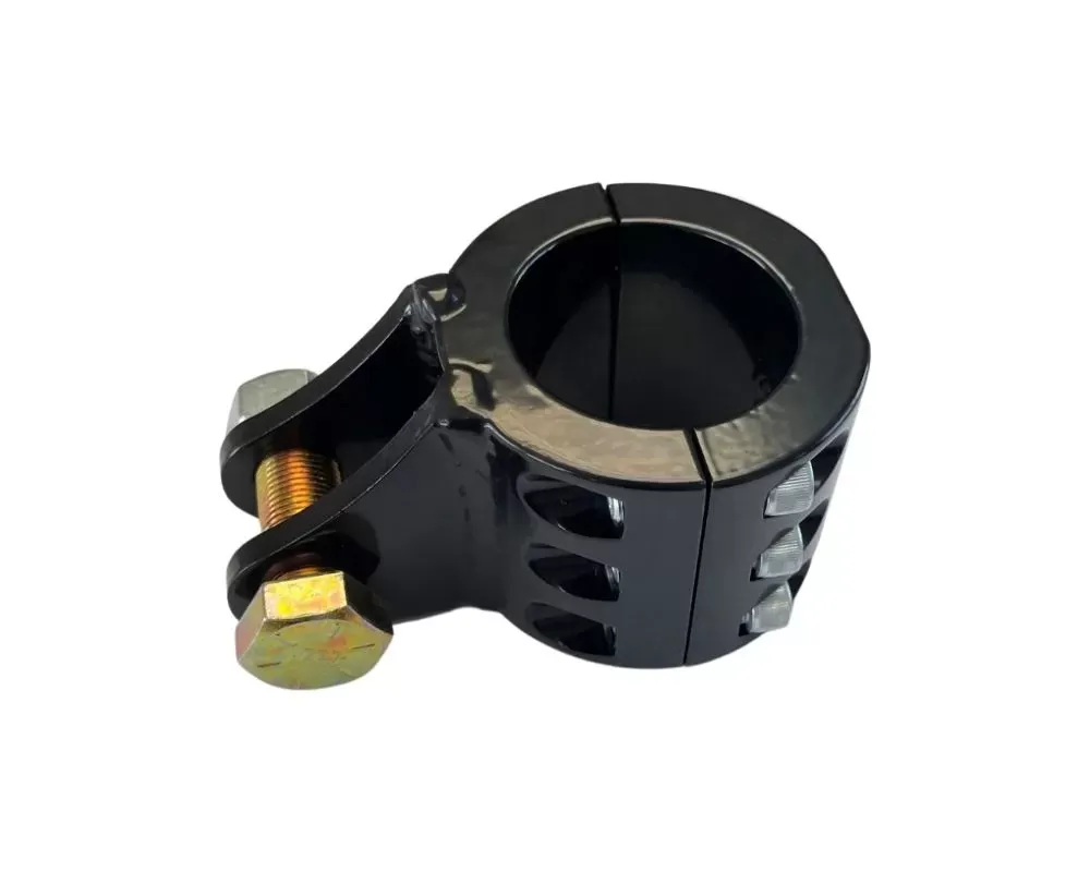Apex Chassis 1.5" ID Black Double Shear Hydro Assist Stabilizer Clamp Jeep Wrangler JK 1Ton 2007-2017 - DC158