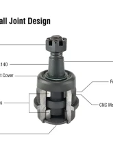 Apex Chassis HD Ball Joint Kit Jeep Wrangler | Grand Cherokee 1999-2018                                     - KIT102 - Image 2
