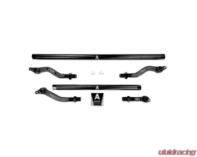 Apex Chassis Dana 30 2.5 Ton Steel Tie Rod & Drag Link Flip Kit Jeep Wrangler | Gladiator 2018-2021 - KIT115-Dana30-YesFlip