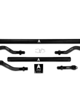 Apex Chassis Dana 44 2.5 Ton Black Aluminum Tie Rod & Drag Link Flip Kit Jeep Wrangler | Gladiator 2018-2021                                     - KIT120-Dana44-YesFlip - Image 8