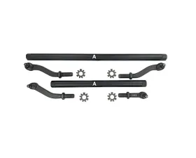 Apex Chassis 2.5 Ton Black Aluminum Steering Kit Jeep Wrangler 2007-2018
