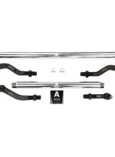 Apex Chassis 2.5 Ton Polished Aluminum Steering Kit Jeep Wrangler 2007-2018                                     - KIT140-NoFlip - Image 5