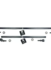 Apex Chassis 1 Ton Steel Steering Kit Jeep Wrangler 2007-2018                                     - KIT145-NoFlip - Image 11