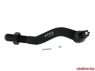 Apex Chassis 2.5 Ton Tie Rod Assembly Black Aluminum Dana44 Jeep Wrangler JL | Gladiator JT 4WD 2018-2022 - KIT121