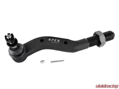 Apex Chassis 2.5 Ton Tie Rod Assembly Black Aluminum Dana44 Jeep Wrangler JL | Gladiator JT 4WD 2018-2022 - KIT121