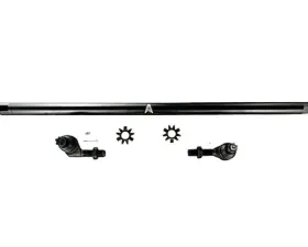 Apex Chassis 1 Ton Drag Link Kit Black Steel NoFlip Jeep Wrangler JK 2007-2018