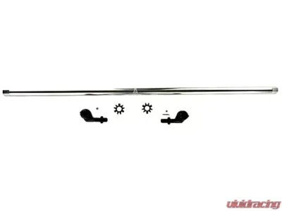 Apex Chassis 1 Ton Tie Rod Kit Polished Aluminum Jeep Wrangler JK 2007-2018 - KIT156