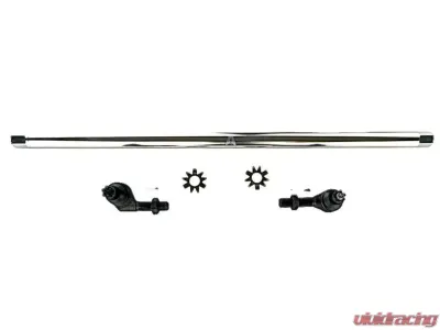 Apex Chassis 1 Ton Drag Link Kit Polished Aluminum NoFlip Jeep Wrangler JK 2007-2018 - KIT157