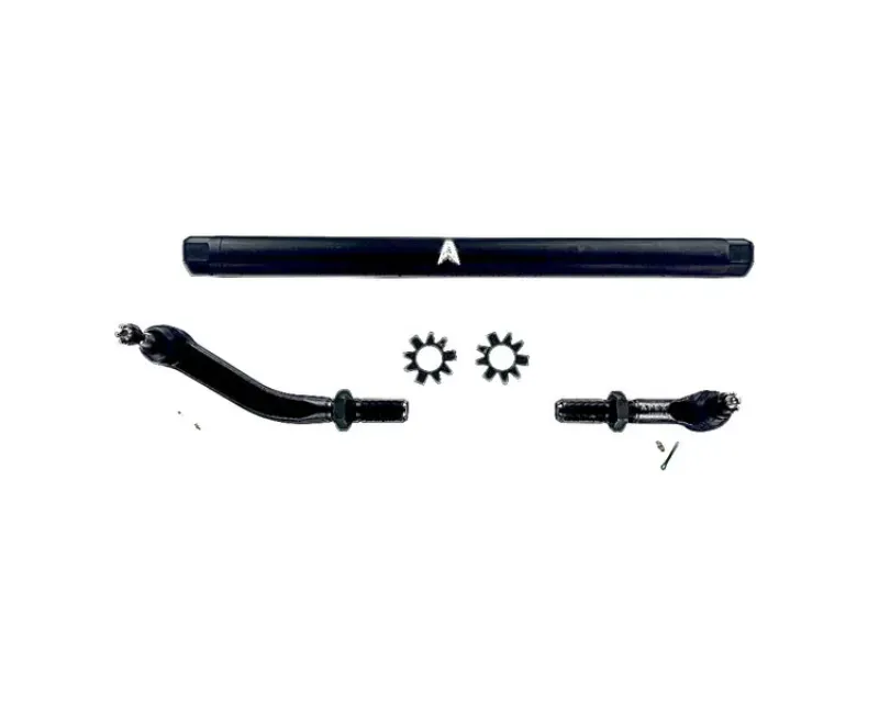 Apex Chassis 2.5 Ton No Flip Drag Link Assembly Black Anodized Aluminum Jeep Gladiator JT | Wrangler JL | JLU 2017-2022 - KIT123