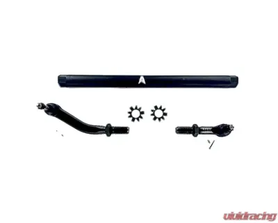 Apex Chassis 2.5 Ton No Flip Drag Link Assembly Black Anodized Aluminum Jeep Gladiator JT | Wrangler JL | JLU 2017-2022 - KIT123