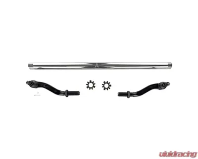 Apex Chassis 2.5 Ton Tie Rod Assembly Polished Aluminum Jeep Gladiator | Wrangler JL | JLU Rubicon Mohave Sahara Sport 2018-2022 - KIT126