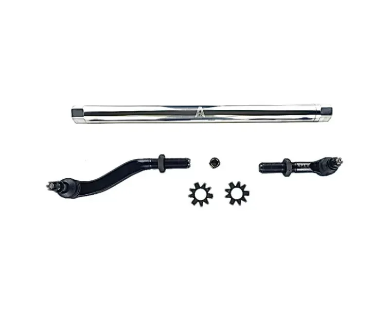 Apex Chassis 2.5 Ton Flipped Drag Link Assembly Polished Aluminum Jeep Gladiator JT | Wrangler JL 2018-2022 - KIT129
