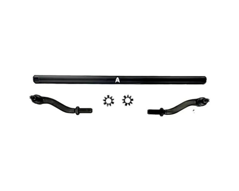 Apex Chassis 2.5 Ton Heavy Duty Tie Rod Assembly Black Anodized Aluminum Jeep Wrangler JK | JKU Rubicon Sahara Sport 2007-2018 - KIT136