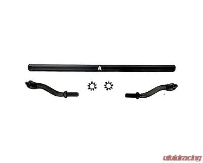 Apex Chassis 2.5 Ton Heavy Duty Tie Rod Assembly Black Anodized Aluminum Jeep Wrangler JK | JKU Rubicon Sahara Sport 2007-2018 - KIT136