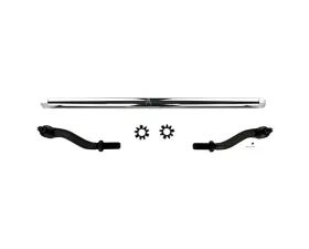 Apex Chassis 2.5 Ton Heavy Duty Tie Rod Assembly Polished Aluminum Jeep Wrangler JK | JKU Rubicon Sahara Sport 2007-2018
