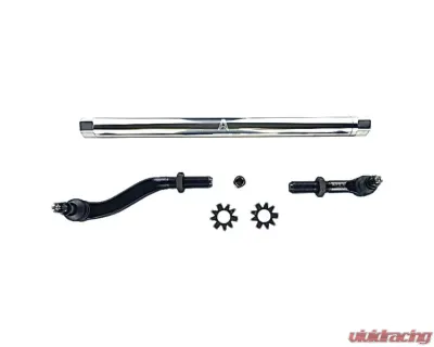 Apex Chassis 2.5 Ton Heavy Duty Yes Flip Drag Link Assembly Polished Aluminum Jeep Wrangler JK | JKU 2007-2018 - KIT143