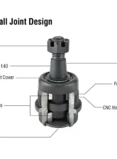 Apex Chassis Heavy Duty Ball Joint Kit (upper is Knurled) Ram 1500|2500|3500 2010-2018                                     - KIT201K - Image 2
