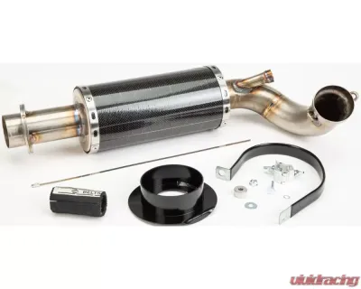 Straightline Carbon Fiber Lightweight Muffler (Stainless Steel) Polaris - 132-140