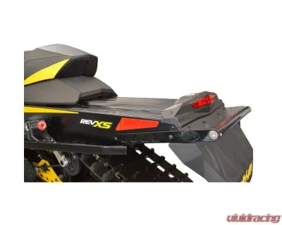 Straightline 120-137" Tunnel Black Supports Carbon Fiber Rear Bumper Ski Doo - 183-121