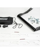 Straightline 146" Tunnel / 154" Expert Hide 'N' Go Rear Bumper Ski Doo                                     - 183-234-WHITE - Image 2
