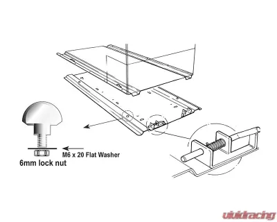 National Luna 72-125L Fridge Base Plate Set of 4 Replacement Mushroom Kit - BSP-30110