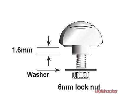 National Luna 72-125L Fridge Base Plate Set of 4 Replacement Mushroom Kit - BSP-30110