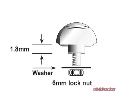 National Luna 72-125L Fridge Base Plate Set of 4 Replacement Mushroom Kit - BSP-30110