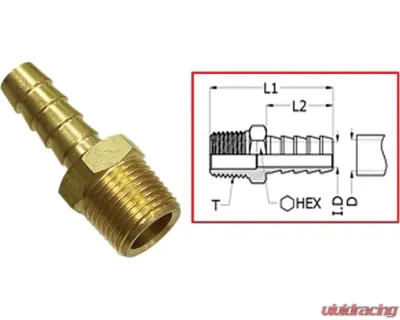 SP1 1/4 Pipe to 5/16 Hose Barb Fitting - MR-07305-2