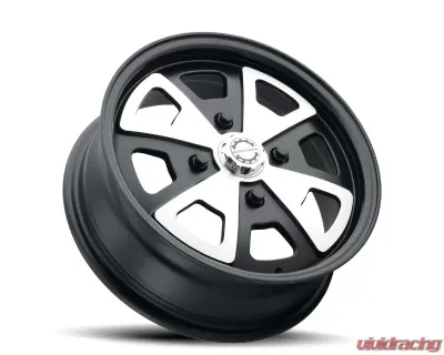 Mobelwagen 730M Schnell 15x5.5 4x130 35mm Black Machined - MW-730M-55530+35