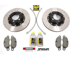 Essex Rear 350x28mm Line/Fluid/Brake Pad & 2-Piece Disc Bundle Porsche 992 | 991 Carrera T Iron
