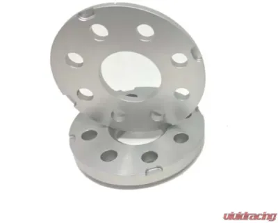 NLA Parts 15mm Silver Wheel Spacer Kit w/o Bolts Mini Cooper R50-R59 2006-2015 - MINISPCR15S