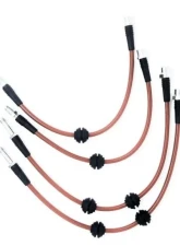 NLA Parts Stainless Steel Brake Line w/ JCW Kit Mini Cooper R55-R59 2007-2016                                     - MINISSBSR55-R59+JCW - Image 3