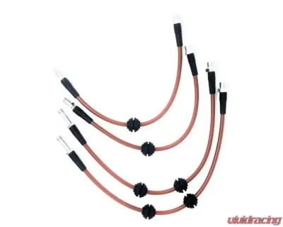 NLA Parts Stainless Steel Brake Line w/ JCW Kit Mini Cooper R55-R59 2007-2016 - MINISSBSR55-R59+JCW
