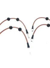 NLA Parts Stainless Steel Brake Line w/ JCW Kit Mini Cooper R55-R59 2007-2016                                     - MINISSBSR55-R59+JCW - Image 2