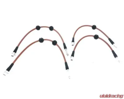 NLA Parts Stainless Steel Brake Line w/ JCW Kit Mini Cooper R55-R59 2007-2016 - MINISSBSR55-R59+JCW