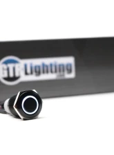 GTR Lighting Stainless | Momentary | Blue LED Halo Switch                                     - GTR.H080 - Image 2