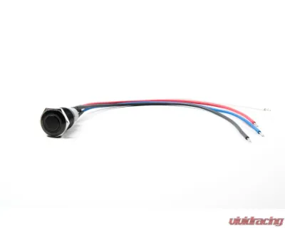 GTR Lighting Stainless | Momentary | Red LED Halo Switch - GTR.H082