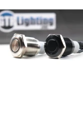 GTR Lighting Stainless | Momentary | Red LED Halo Switch                                     - GTR.H082 - Image 3