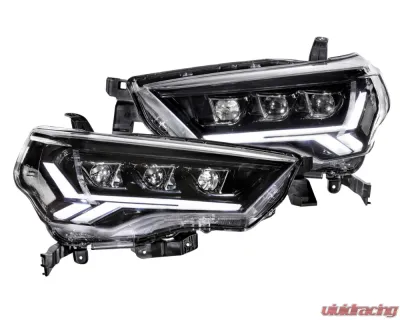 GTR Lighting Pair | Amber Sidemarker Carbide LED Headlights Toyota 4Runner 2014-2023 - GTR.HL20