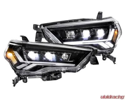 GTR Lighting Pair | Amber Sidemarker Carbide LED Headlights Toyota 4Runner 2014-2023 - GTR.HL20