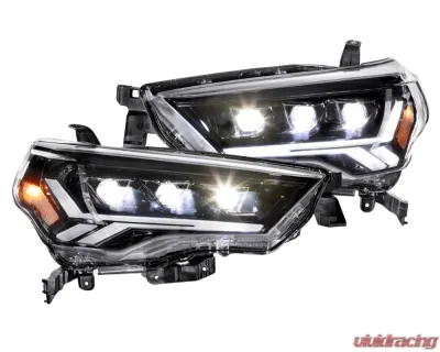 GTR Lighting Pair | Amber Sidemarker Carbide LED Headlights Toyota 4Runner 2014-2023 - GTR.HL20