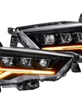 GTR Lighting Pair | Amber Sidemarker Carbide LED Headlights Toyota 4Runner 2014-2023                                     - GTR.HL20 - Image 6