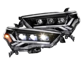 GTR Lighting Pair | Amber Sidemarker Carbide LED Headlights Toyota 4Runner 2014-2023