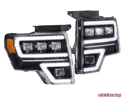 GTR Lighting Pair Carbide LED Headlights Ford F-150 2009-2014 - GTR.HL35