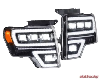 GTR Lighting Pair Carbide LED Headlights Ford F-150 2009-2014 - GTR.HL35